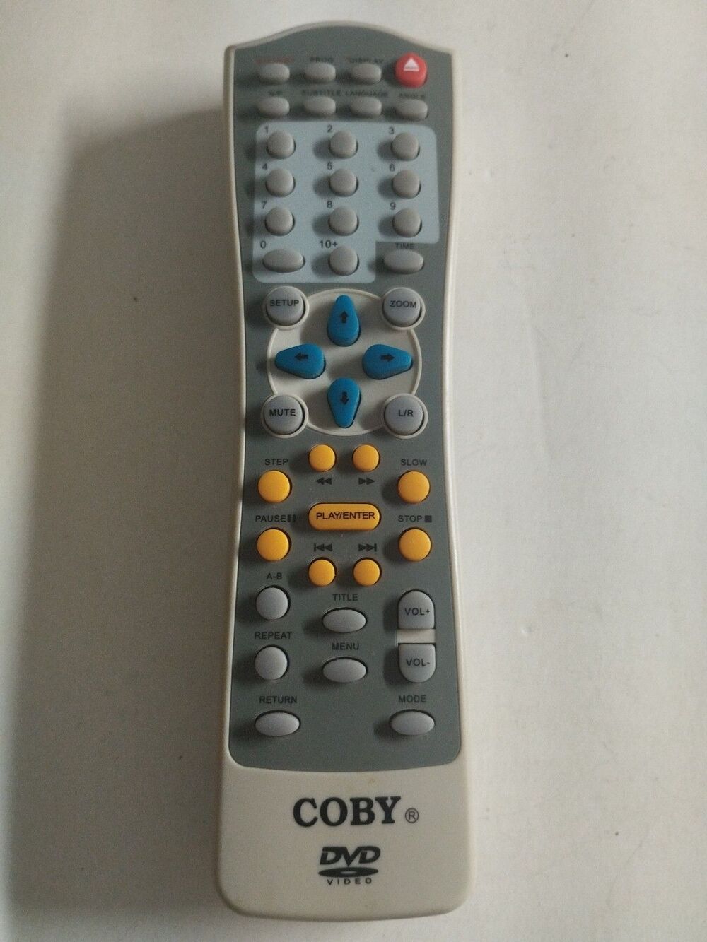 oem COBY coby003 DVD Video Player Remote Control - Tested & Works